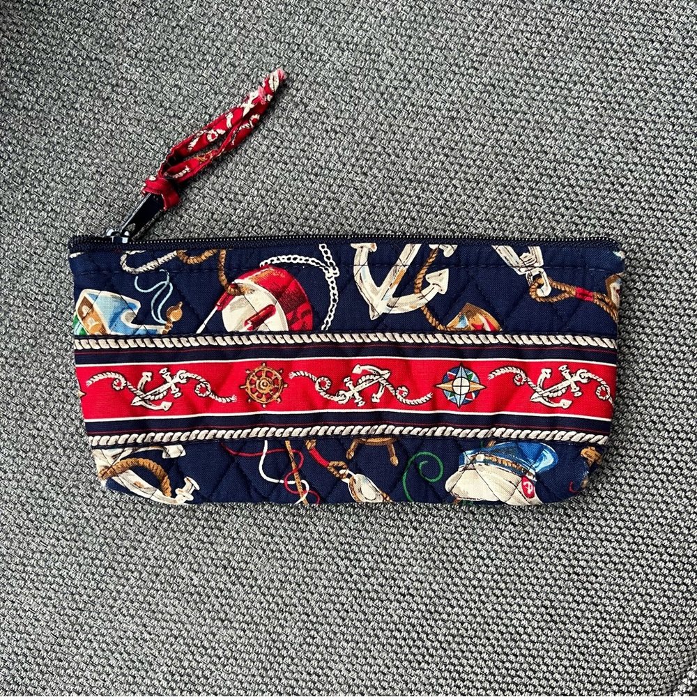 Vintage VERA BRADLEY 1994 Regatta Cosmetic Case